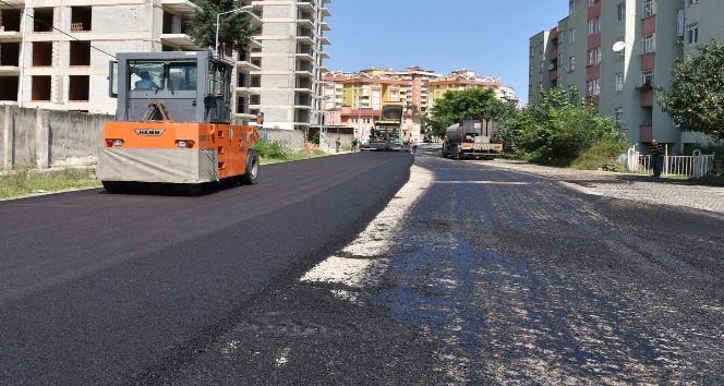 Giresun Belediyesi’nden asfalt  çalışması
