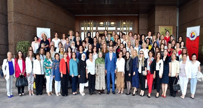 TOBB Kadın Girişimcileri İl Başkanları Hisarcıklıoğlu ile bir araya geldi