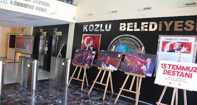 Kozlu Belediyesi’nde 15 Temmuz şehitleri anısına fotoğraf sergisi