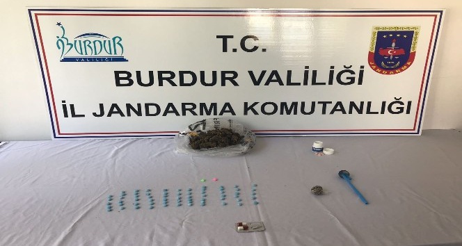 Burdur’da uyuşturucu operasyonları