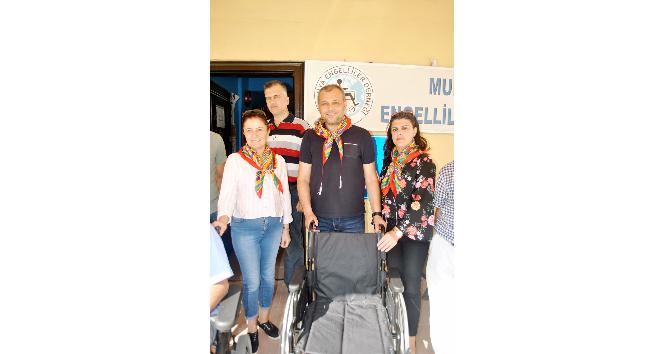 Yörük ve Türkmenlerden engellilere tekerlekli sandalye