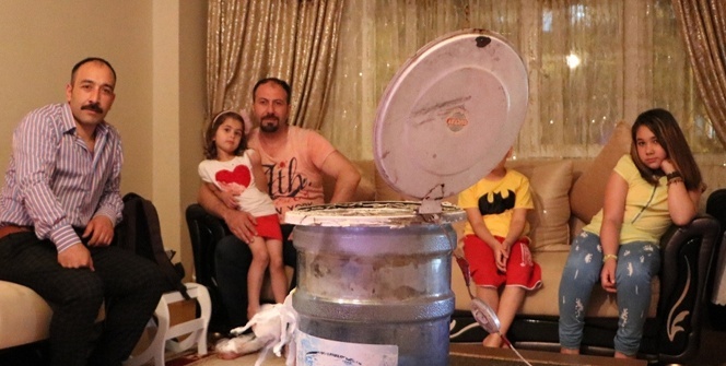 Sıcaktan bunaldı, öyle bir şey yaptı ki...