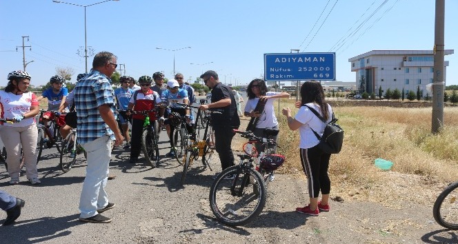 ‘Türk Kadının Zaferi Bisiklet Turu’ Adıyaman’da
