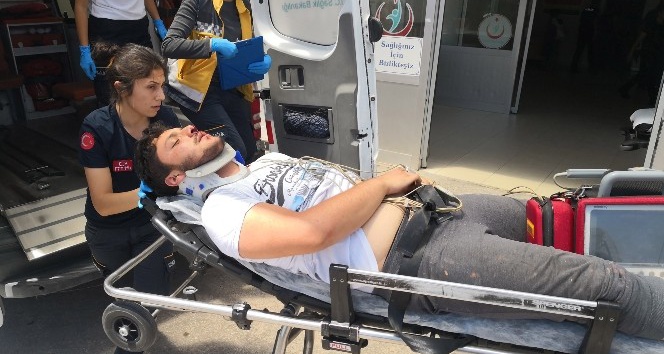 Aksaray’da elektrik akımına kapılan genç ağır yaralandı