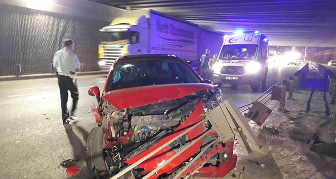 Ankara’da trafik kazası: 2 yaralı