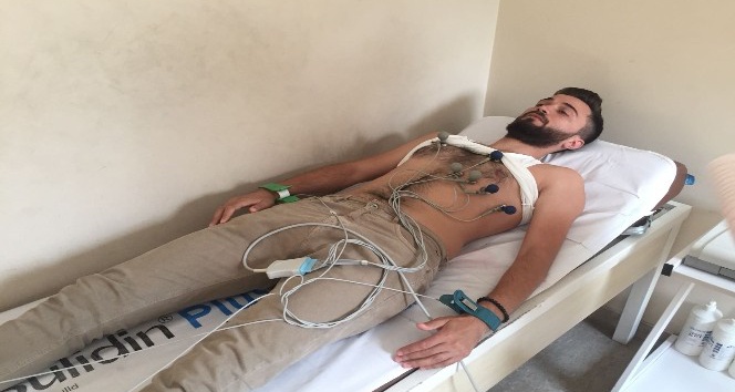 Kömürspor’da futbolcular sağlık kontrolünden geçti