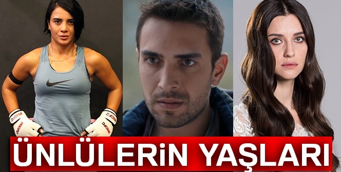Ünlülerin yaşları!