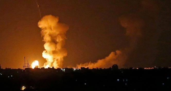 İsrail ordusu: Hamas&#039;a ait 60 hedefe saldırdık