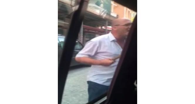 Uber sürücüsüne taksi şoföründen sopalı saldırı