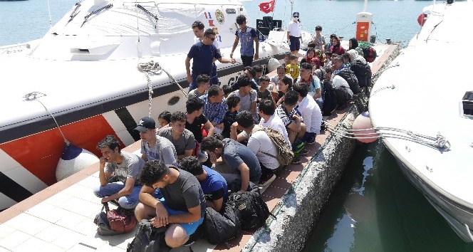42 kaçak göçmen yakalandı