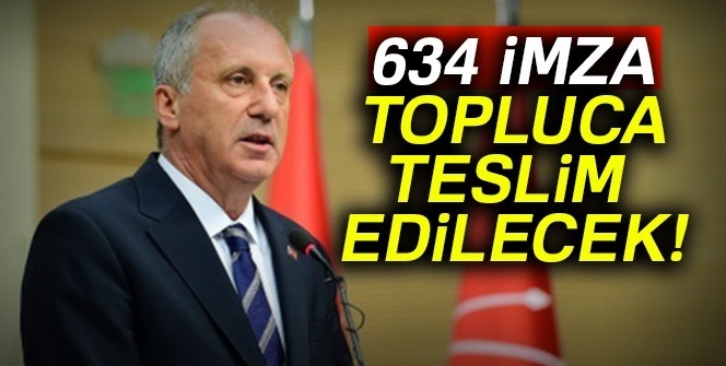 634 imza topluca teslim edilecek