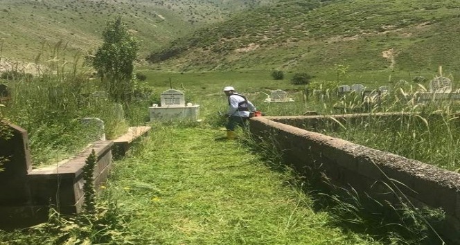 Tatvan’daki mezarlıklar temizleniyor