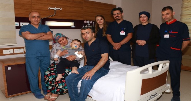 Galen Veni Anevrizması hastası Mehmet bebek sağlığına kavuştu