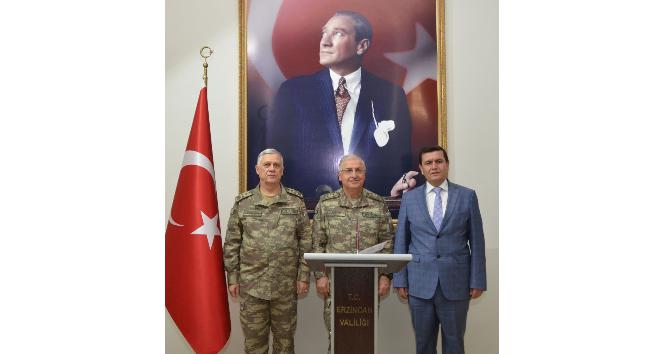 Genelkurmay Başkanı ve Kara Kuvvetleri Komutanı’ndan Erzincan Valiliğine ziyaret