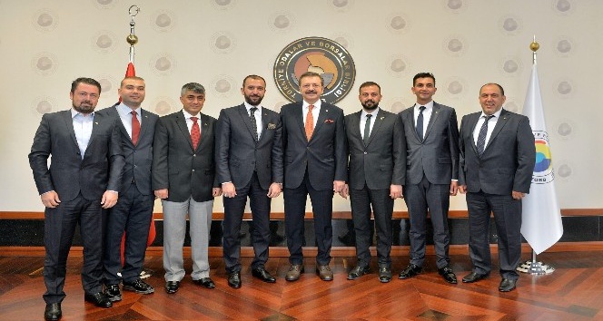 KİTSO yönetim kurulu TOBB Başkanı Hisarcıklıoğlu ile bir araya geldi