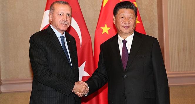 Cumhurbaşkanı Erdoğan, Çin Devlet Başkanı Şi ile görüştü