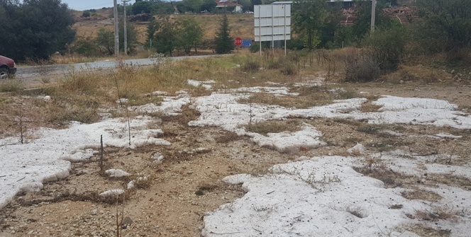 Görüntüler bugün çekildi! Beyaza büründü
