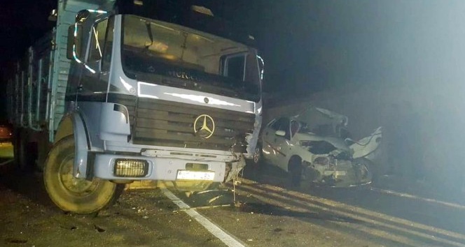 Giresun’da trafik kazası: 1 ölü, 1 yaralı