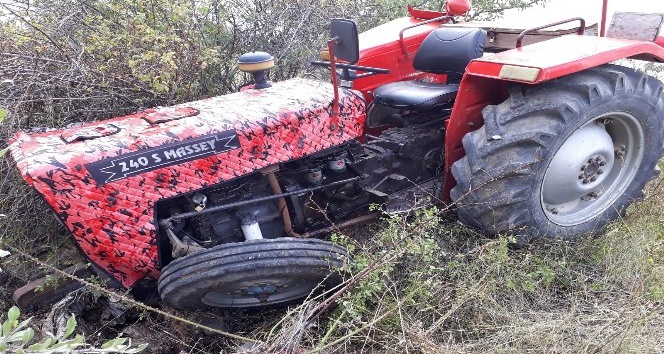 Tosya’da traktör kazası: 1 ölü