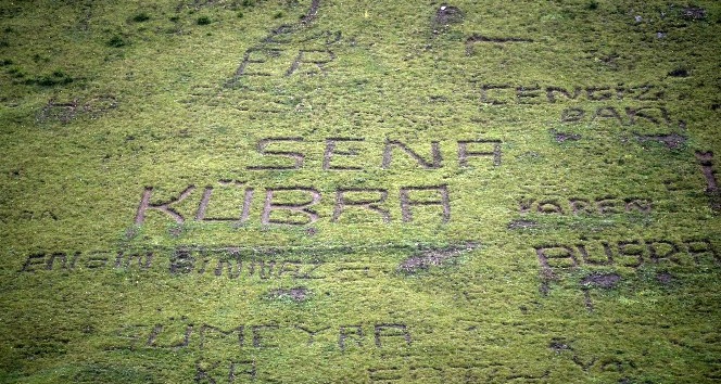 Yaylanın çimeni kağıt, kazma kürekler kalem oldu