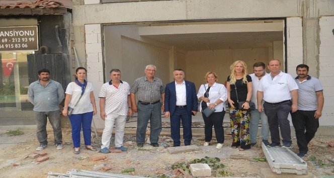 Vali Bilgin Kızılay’ın yeni binasının inşaatını inceledi