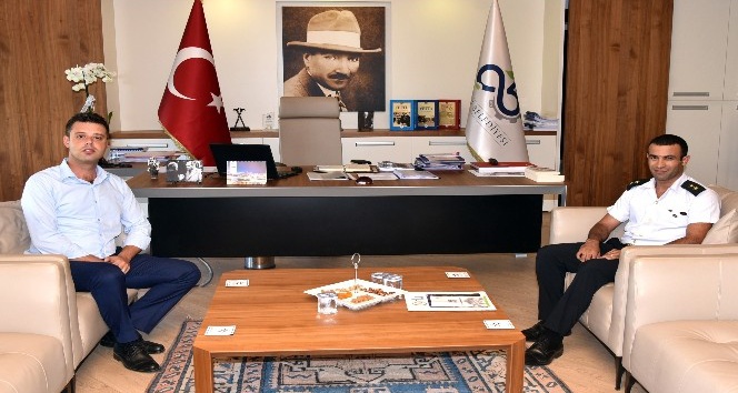 Başkan Sarıkurt, Komutan Özbay’a çalışmaları anlattı