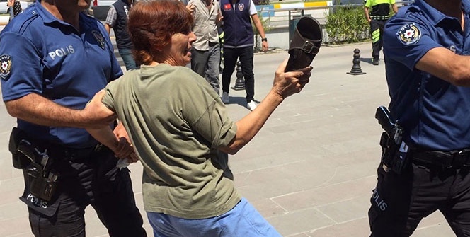'Yeminim var' dedi polis zor tuttu