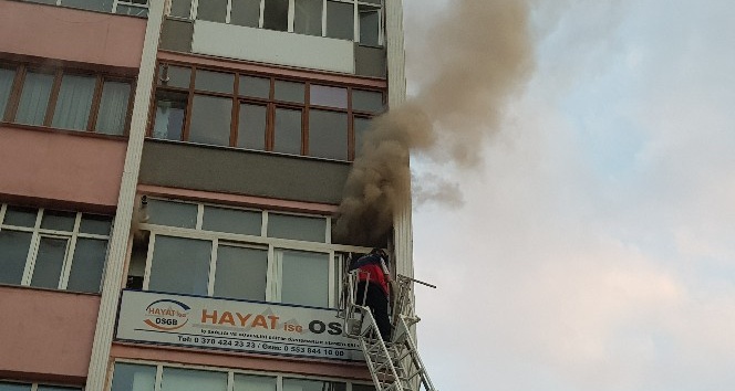 Karabük’te iş yerinde yangın