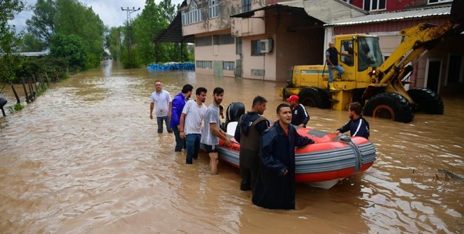 Ordu’da sel felaketi!