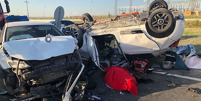 Tekirdağ'da feci kaza! Ölü ve yaralılar var