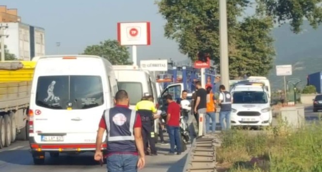 Gebze’de korsan taşımacılık yapan 38 araç bağlandı