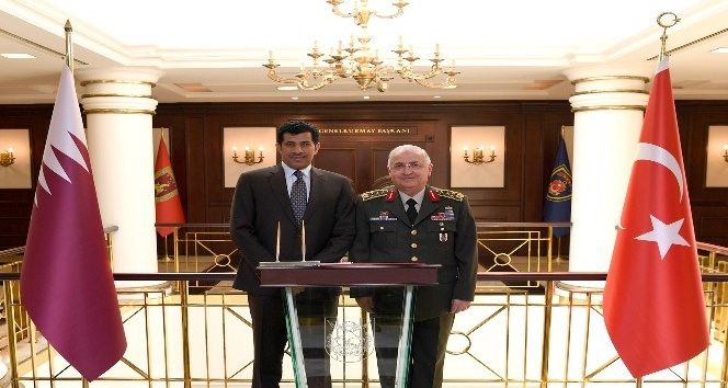 Katar’ın Ankara Büyükelçisi Al Shafi, Genelkurmay Başkanı Orgeneral Güler’i ziyaret etti