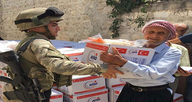 Afrin’de 5 bin 200 aileye yardım