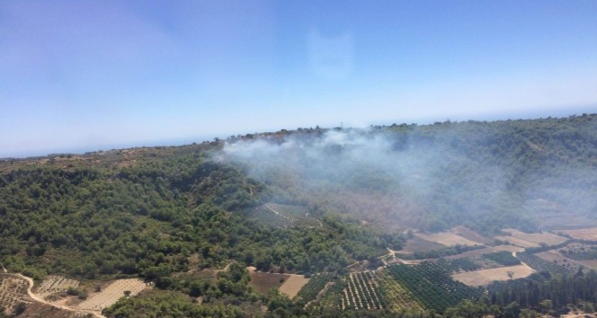 Alanya’daki orman yangını kontrol altına alındı