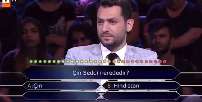 Milyoner'de olay olan 'Çin Seddi' sorusuna, Murat Yıldırım öyle bir cevap verdi ki....