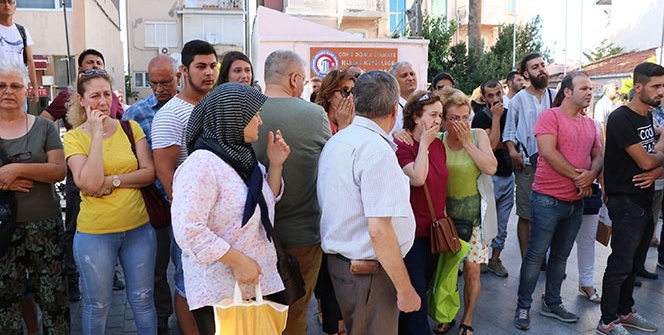 Bir anda herkes oraya toplandı! Korku dolu gözlerle izlediler