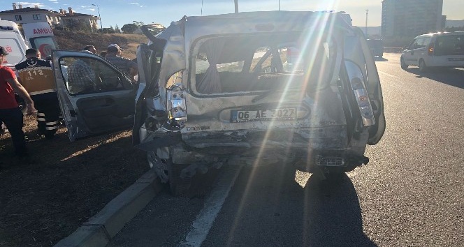 Kırıkkale’de zincirleme kaza: 3 yaralı