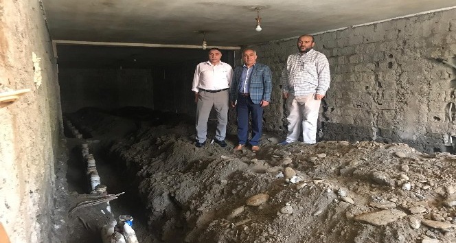 Hasköy Belediyesinden taziye evi ve lavabo yenileme hizmeti