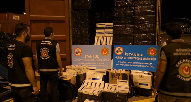 İstanbul’da kaçak sigara operasyonu!