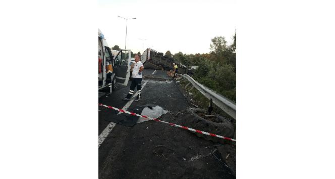 Samsun’da tır traktöre çarptı: 2 ölü, 2 yaralı