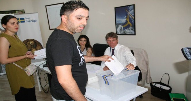Kulu’da İsveç seçimleri için oy kullanma işlemi başladı