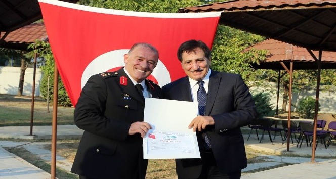 Bursa Jandarma Komutanı Ahmet Hacıoğlu Erzurum’a uğurlandı