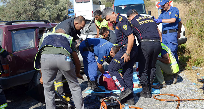 Aydın&#039;daki trafik kazasında 2 kişi hayatını kaybetti