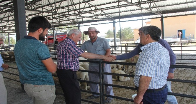 Başkan Karayol Hayvan Pazarını ziyaret etti