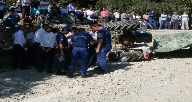 Sinop’ta traktör kazası: 1 ölü