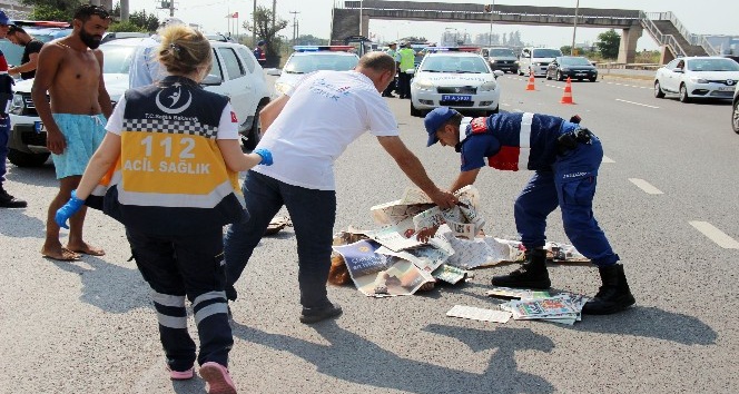 Üst geçidi kullanmadı canından oldu