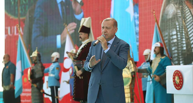 Cumhurbaşkanı Erdoğan Malazgirt’te