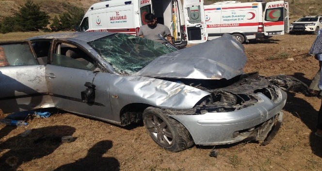 Tokat’ta bayram dönüşü kaza: 5 yaralı