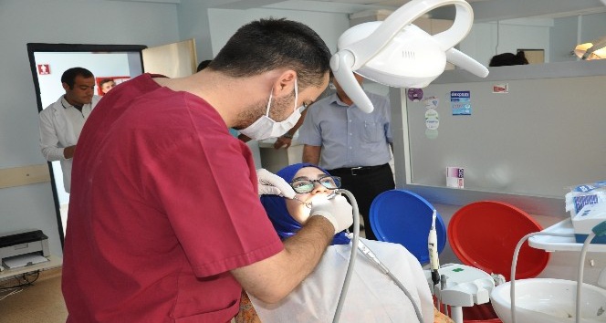 Kızıltepe Ağız ve Diş Sağlığı Merkezi’ne bölge ilçelerinden yoğun ilgi