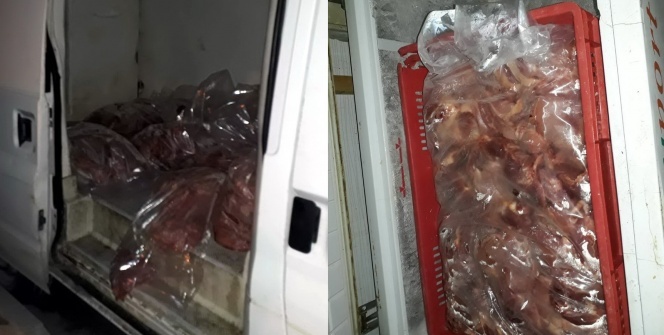 Vatandaşa yedireceklerdi! Polis poşet poşet taşındığını görünce...